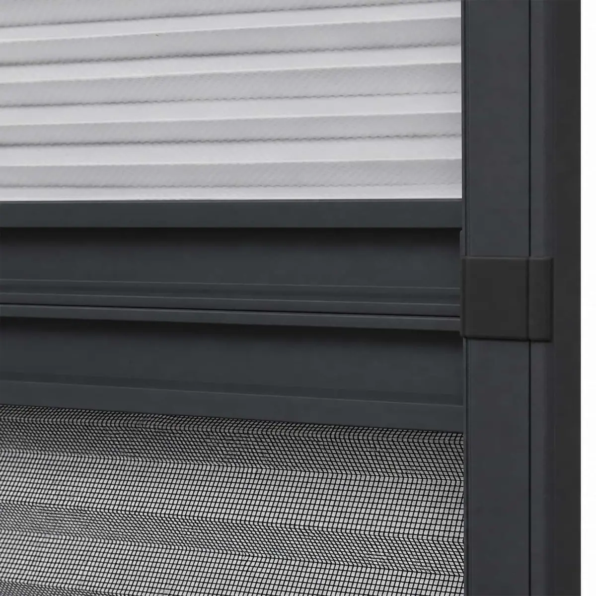 Plisse Insect Screen Window 80x100cm for Home Use