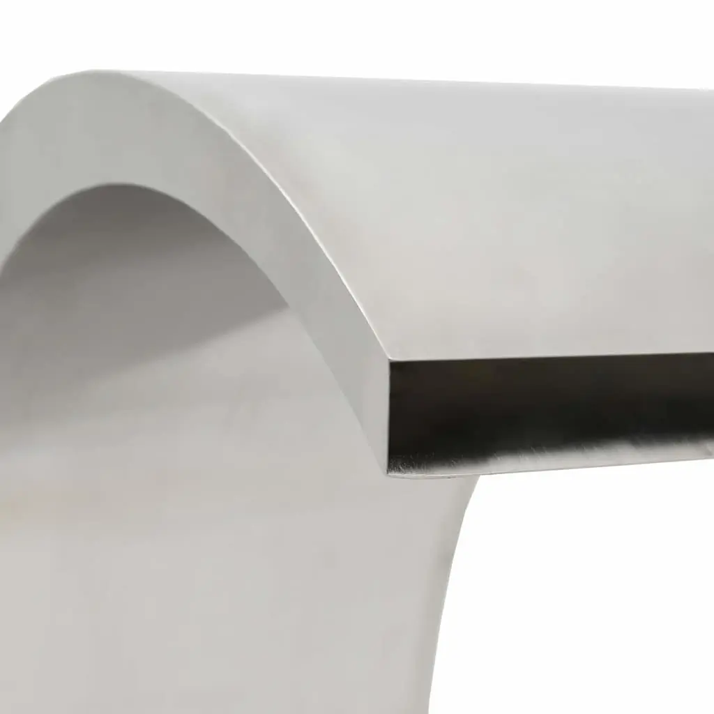 Pool Fountain Water Feature Stainless Steel 22 x 60 x 70 cm Silver Outdoor Decor