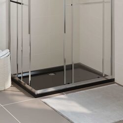 Functional Black Shower Base Tray for Everyday Use