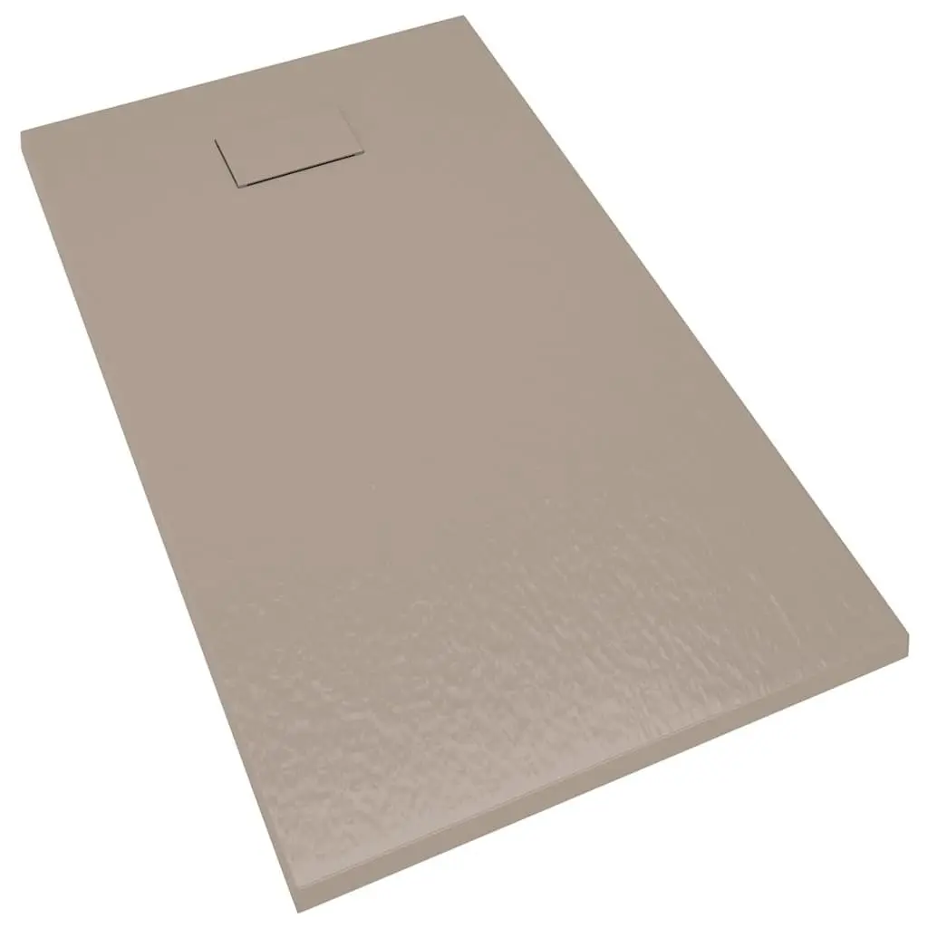 Shower Base Tray SMC Low Profile 120x70 cm Brown