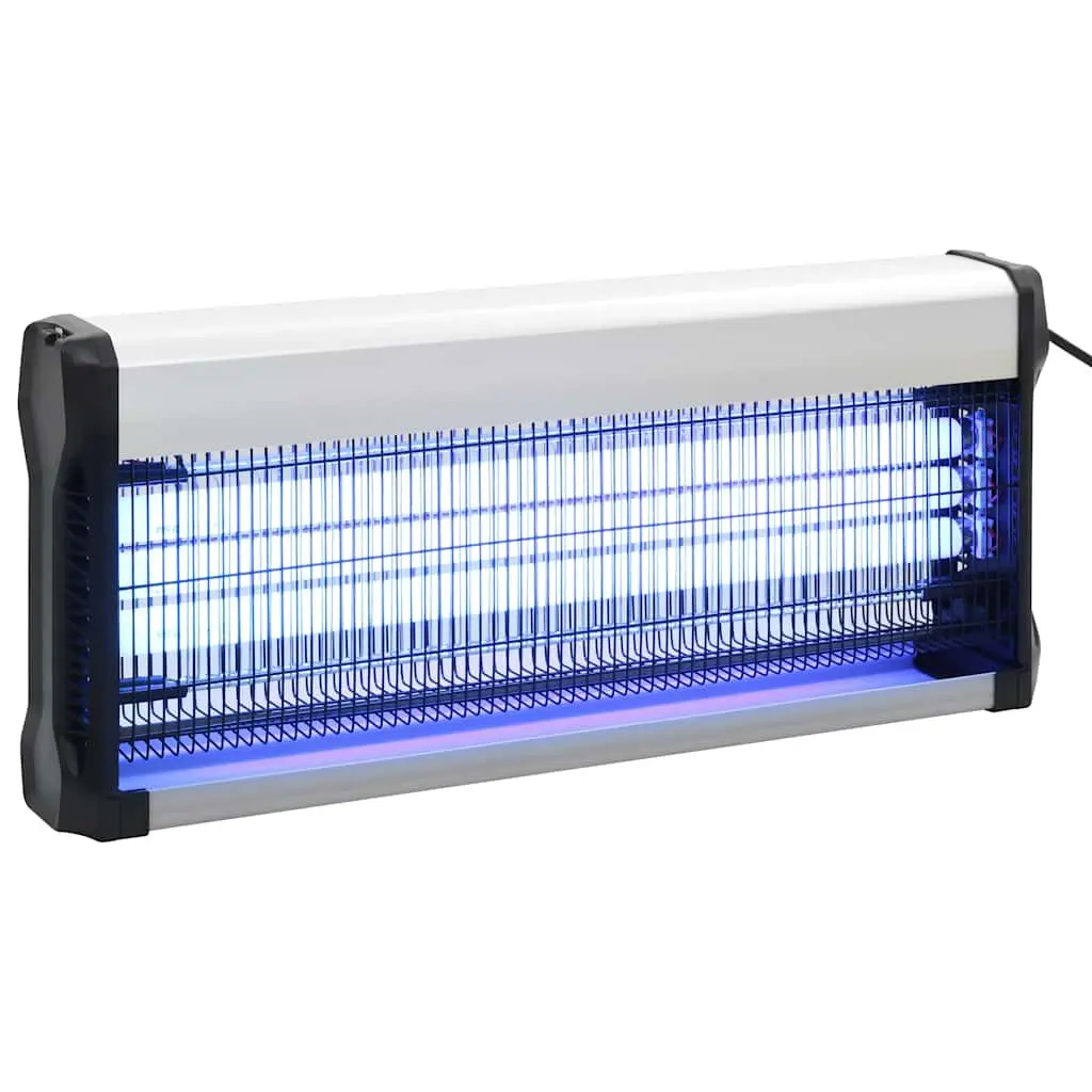 Electric Mosquito Trap High Voltage Grid 60W Black Aluminium ABS