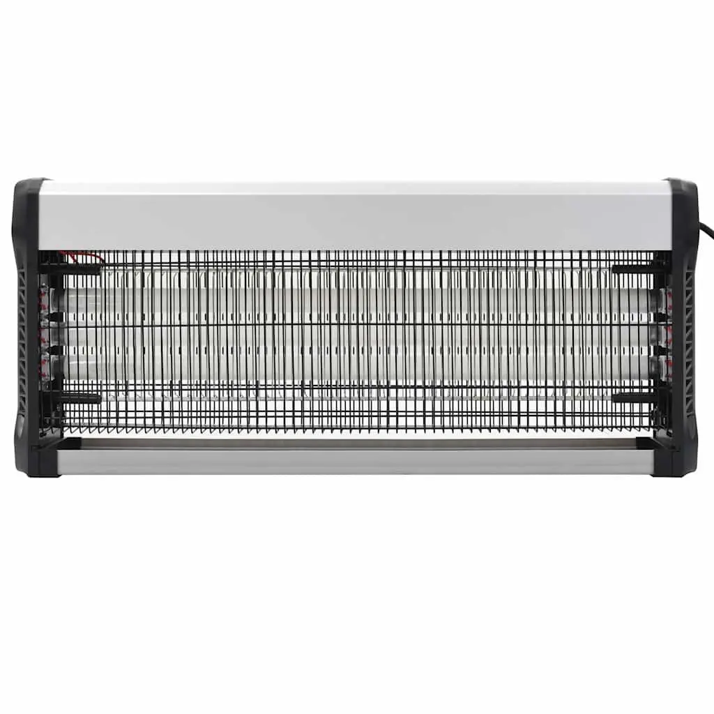 Electric Mosquito Trap High Voltage Grid 60W Black Aluminium ABS