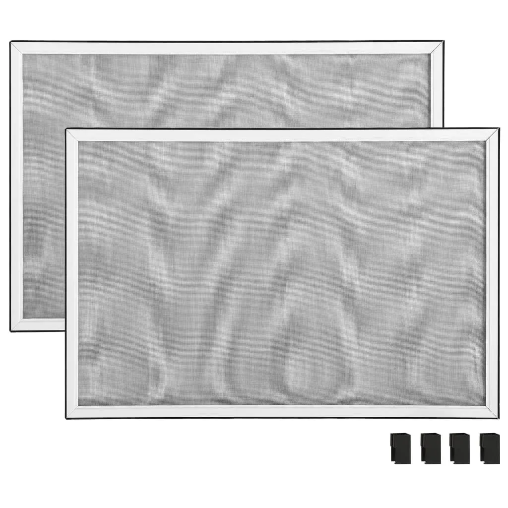 Insect Screen Aluminium Extendable White 100-193cm