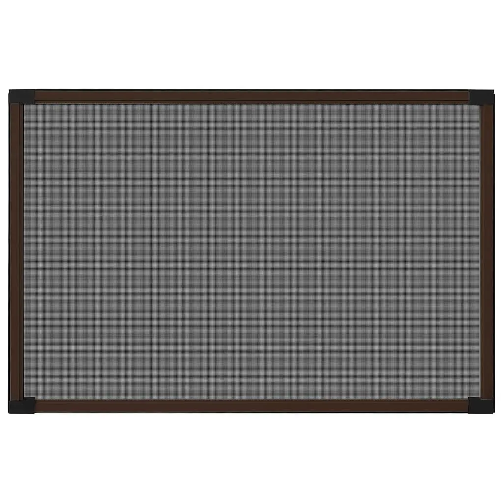 Extendable Window Insect Screen Aluminium Brown Adjustable Fibreglass Mesh