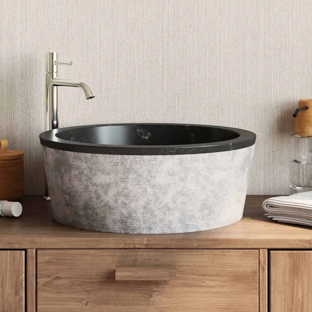 Black Marble Bathroom Basin Sink