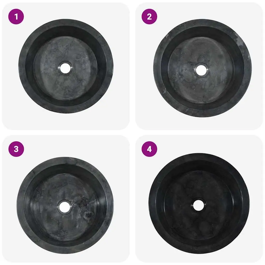 Black Marble Bathroom Basin Sink