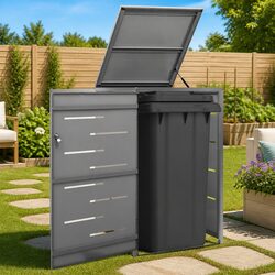 Practical Storage Shed for Your Wheelie Bin