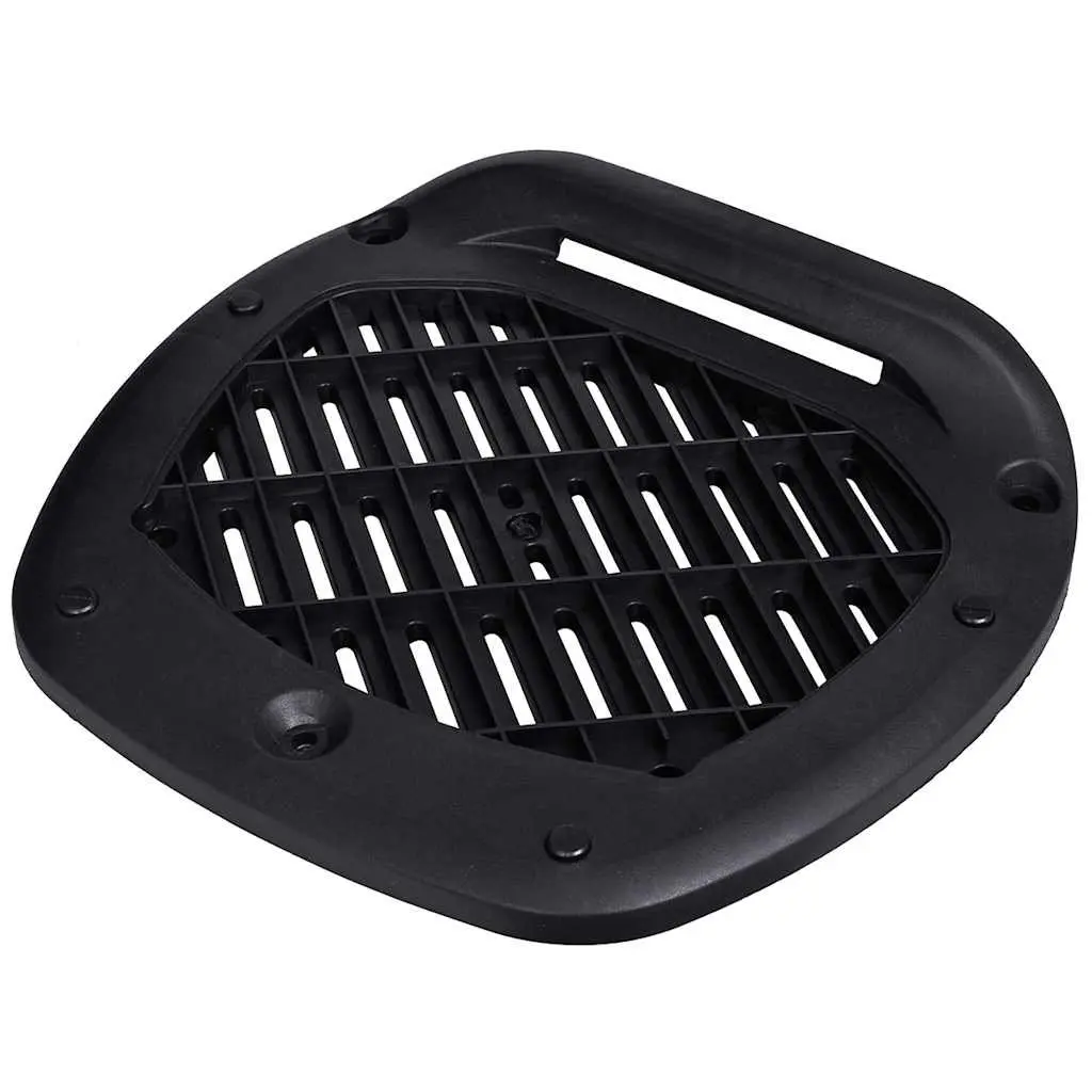 Motorcycle Top Case Waterproof 72L Black Storage Box Quick Release System