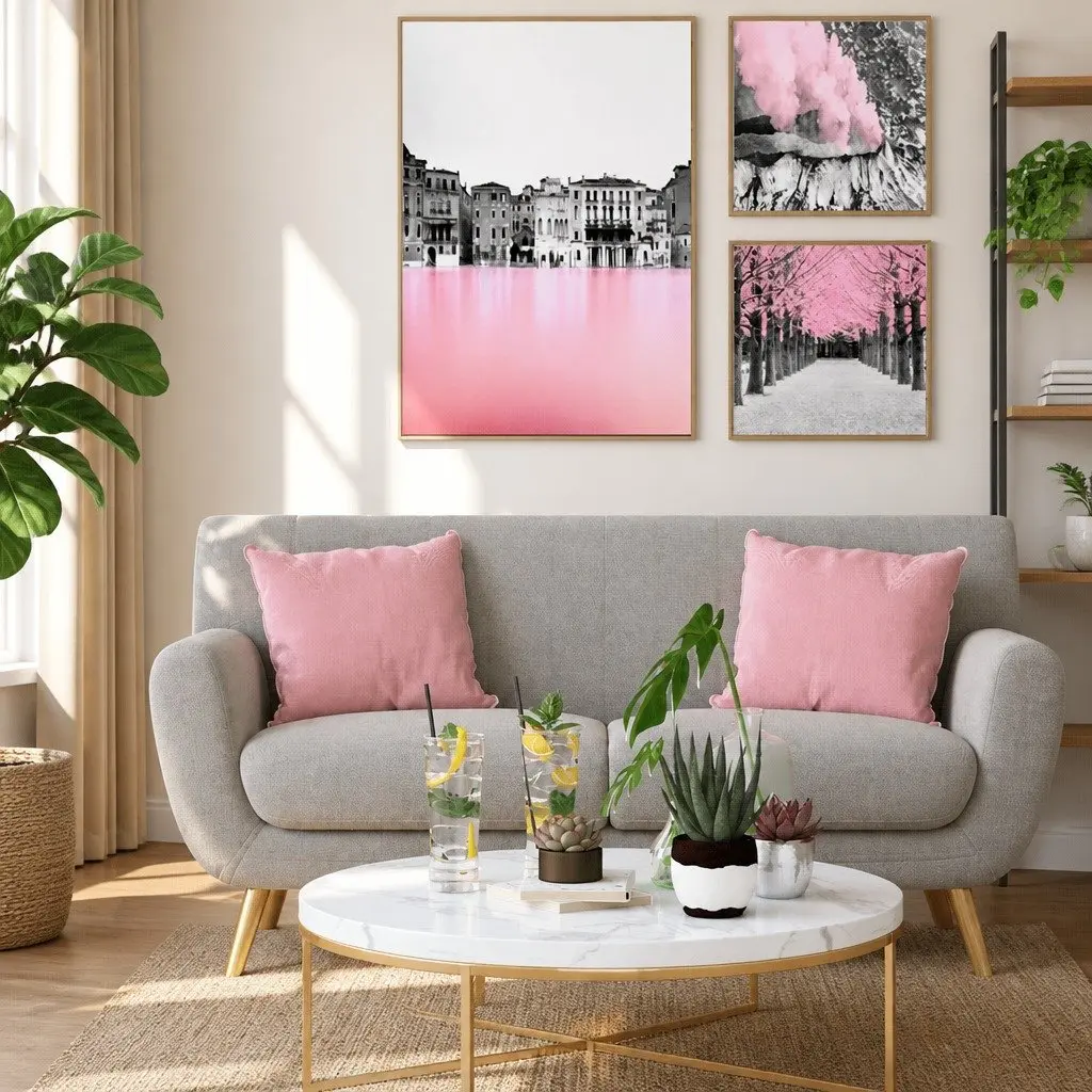 3D Brick Wallpaper Self-Adhesive White Wall Stickers 10 Piece Home Decor