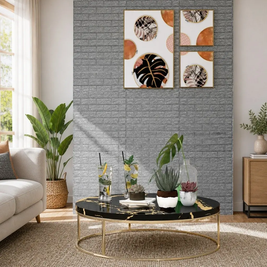3D Brick Wallpaper Self-Adhesive Wall Stickers Home Decor Interior Design 10