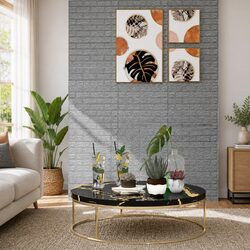 Practical 3D Brick Wallpaper for Home Aesthetics