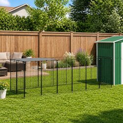 Practical Outdoor Dog Kennel for Secure and Comfortable Play