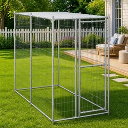 Practical Outdoor Dog Kennel for Active Pets