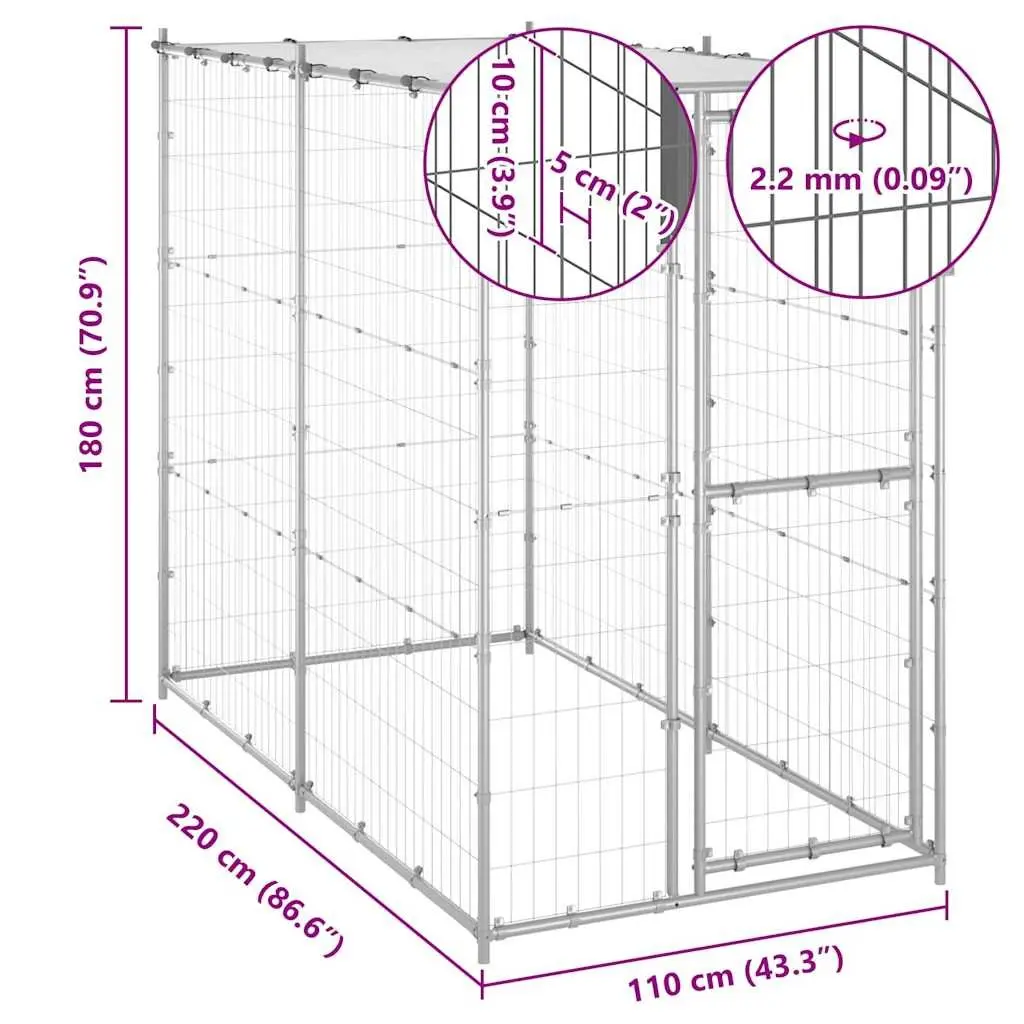 Outdoor Dog Kennel for Active Pets