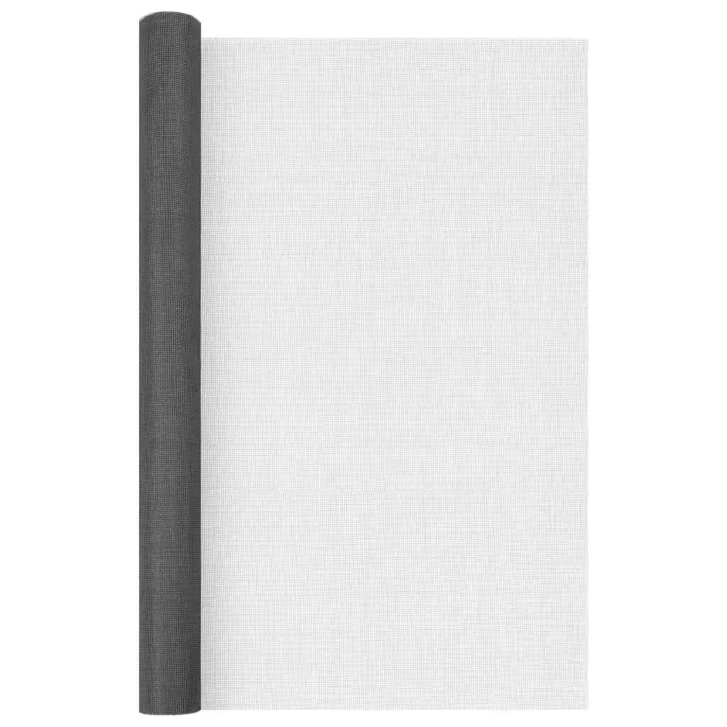 Fiberglass Mesh Screen Black 60x1000 cm Insect Door Window Repair DIY Fencing