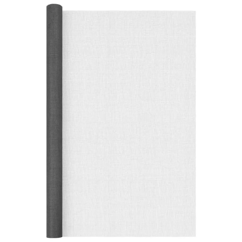 Fiberglass Mesh Screen Roll Black 80x1000cm Insect Barrier for Door and Window Repair