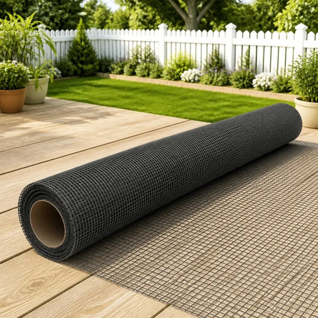 Fiberglass Screen Mesh Black 112x500cm Sturdy Rust Resistant for DIY Insect Door Window Repair