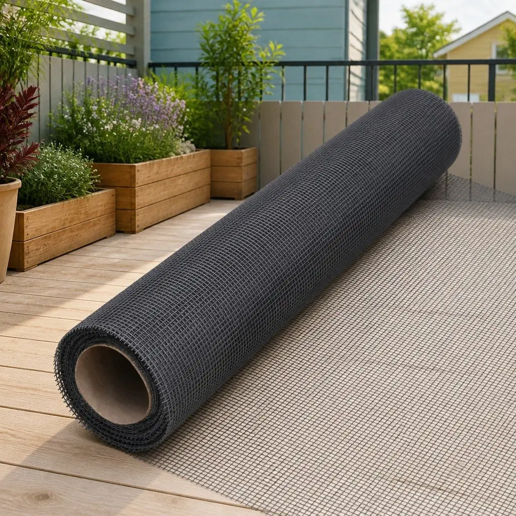 Fiberglass Mesh Screen 60x1000cm Grey Insect Door Window Barrier