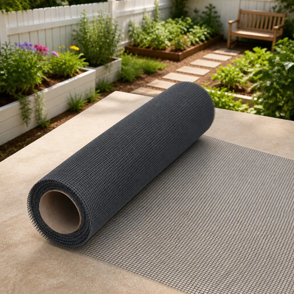 Fiberglass Mesh Screen Grey 80cm x 500cm Durable Insect Barrier for DIY Window and Door Repair