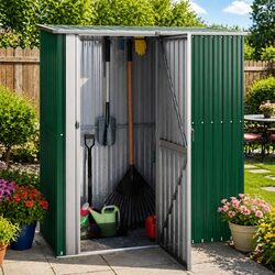 Practical Green Garden Shed for All Your Outdoor Needs