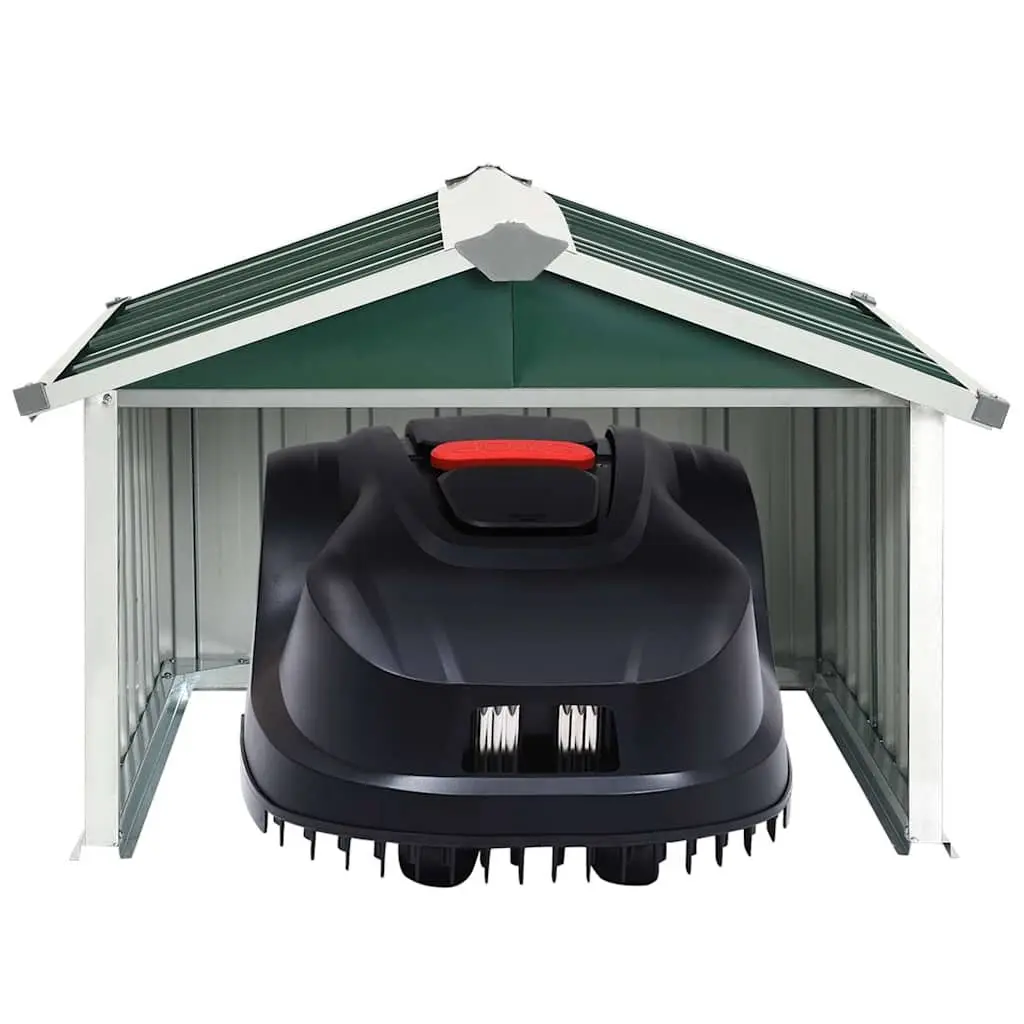 Robot Lawnmower Shed Outdoor Storage Galvanised Steel Garden Mowing Machine