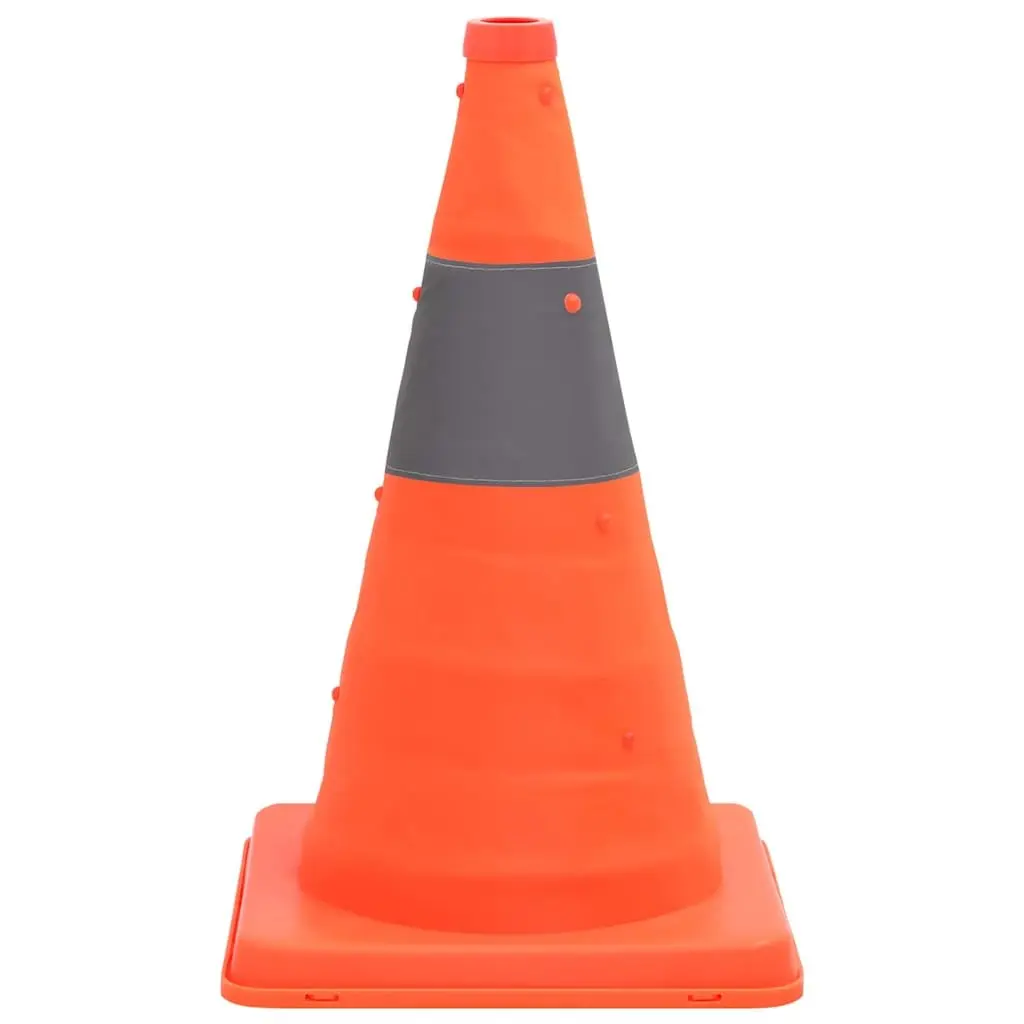 Pop-up Traffic Cones Collapsible 42 cm Bright Orange High Visibility Safety