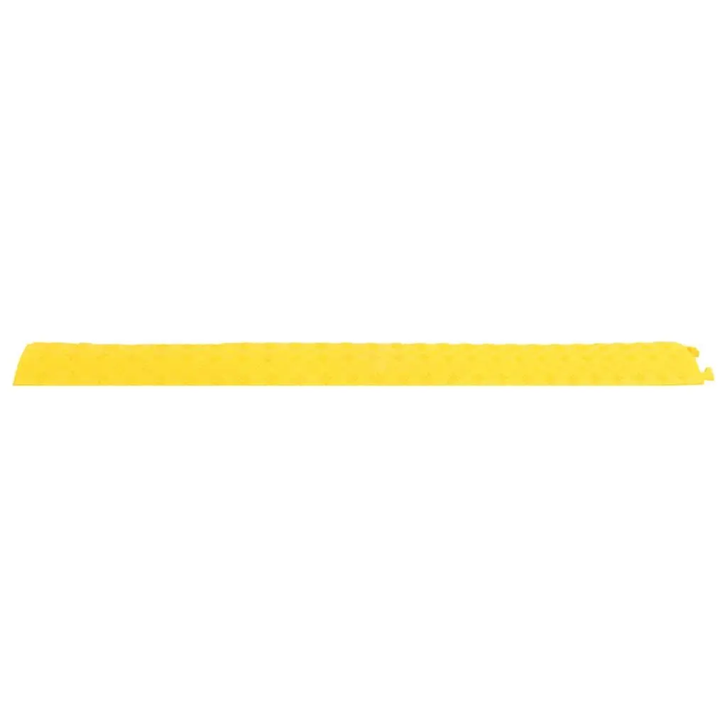 Cable Protector Ramps PVC 98.5 cm Yellow 4 Piece