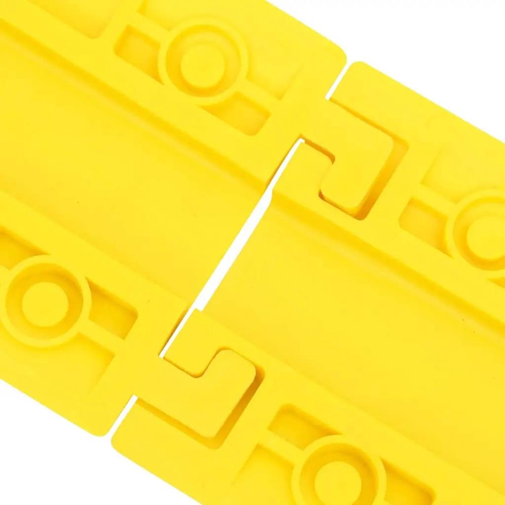 Cable Protector Ramps PVC 98.5 cm Yellow 4 Piece