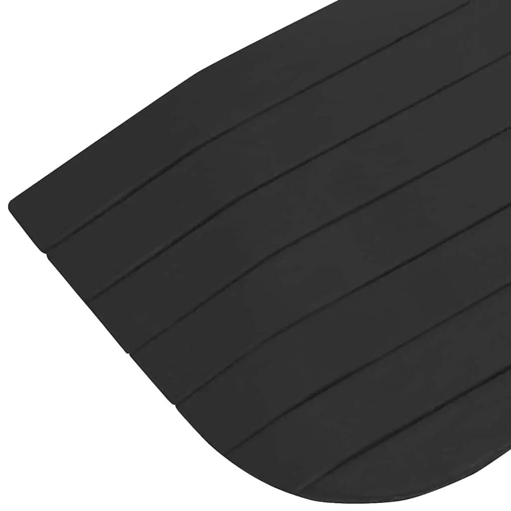 Rubber Non-Slip Surface Ramps Set for Wheelchairs Rollators Scooters 110 x 21 x 2.5 cm