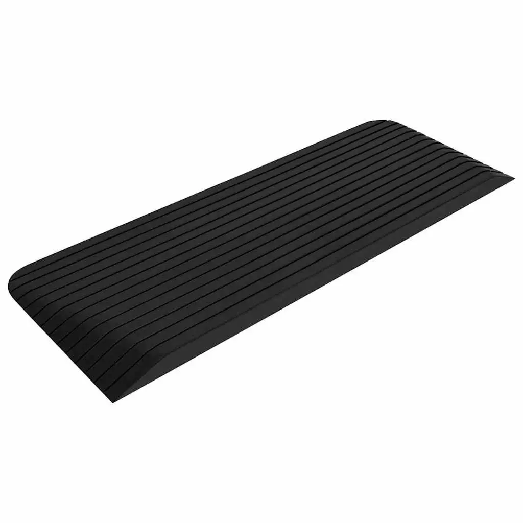 Threshold Ramp Rubber Non-Slip Mobility Aid 110 x 41 x 5 cm