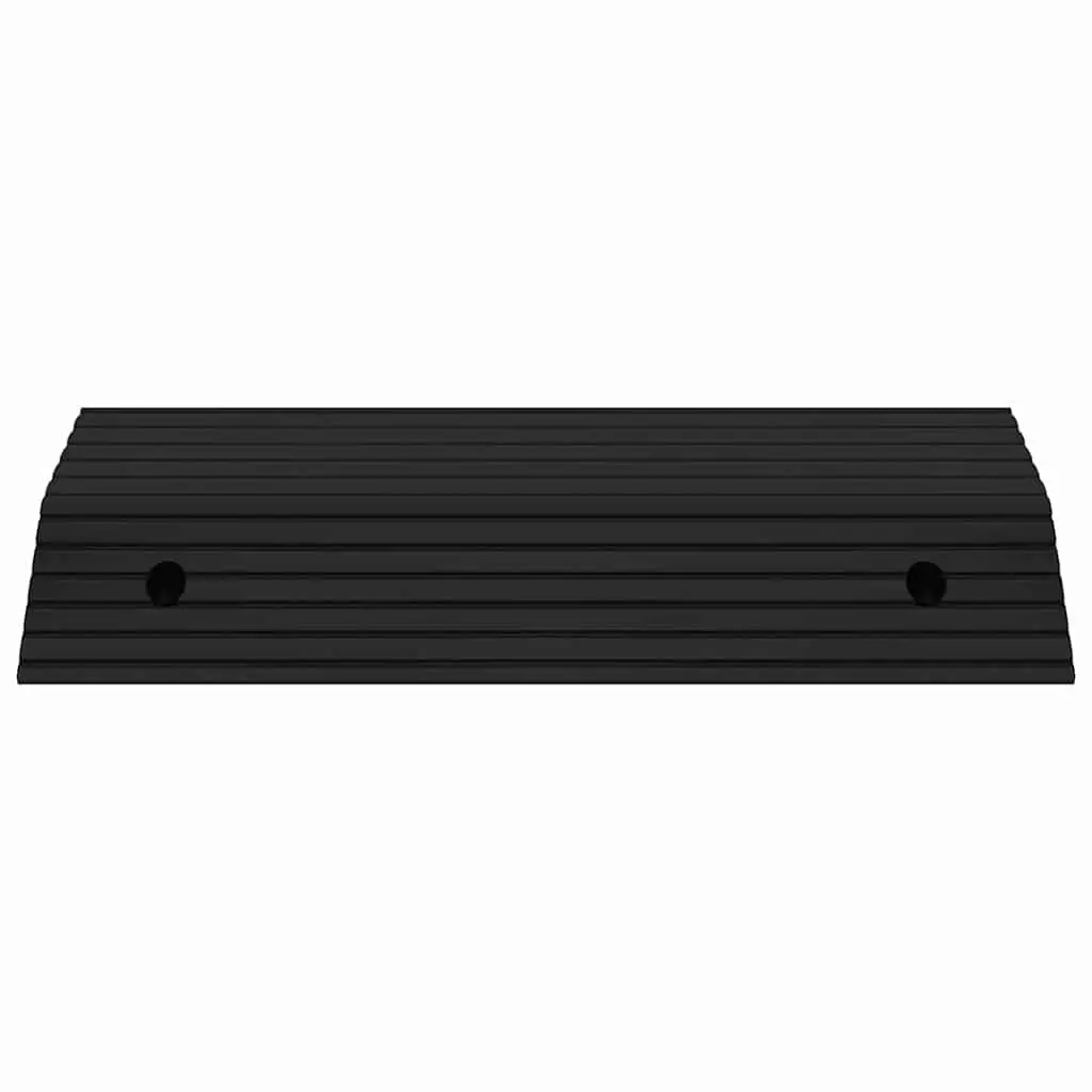Rubber Mobility Ramp Non-Slip Surface 80x40x8cm for Wheelchair Scooter Rollator Access