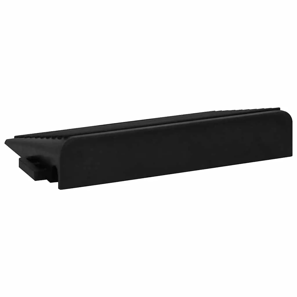 Kerb Ramps Rubber Non-Slip 50 x 30 x 11 cm Black 2 pcs