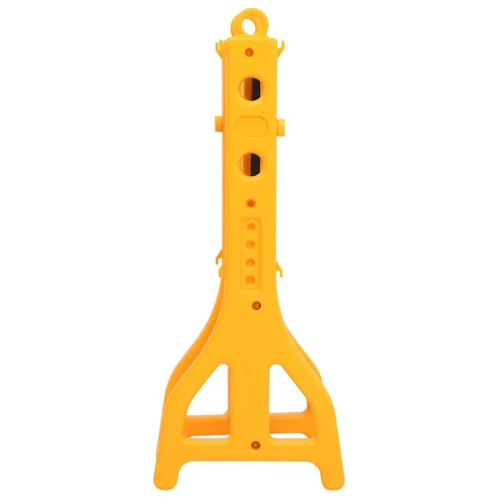 Folding Traffic Barrier Sturdy Yellow Black Reflective Adjustable Outdoor Size