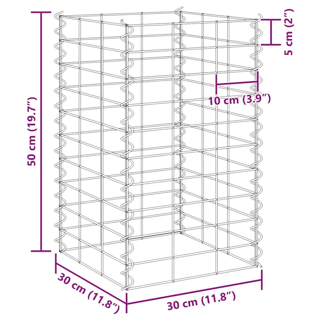 Gabion Raised Beds for Home and Garden Use