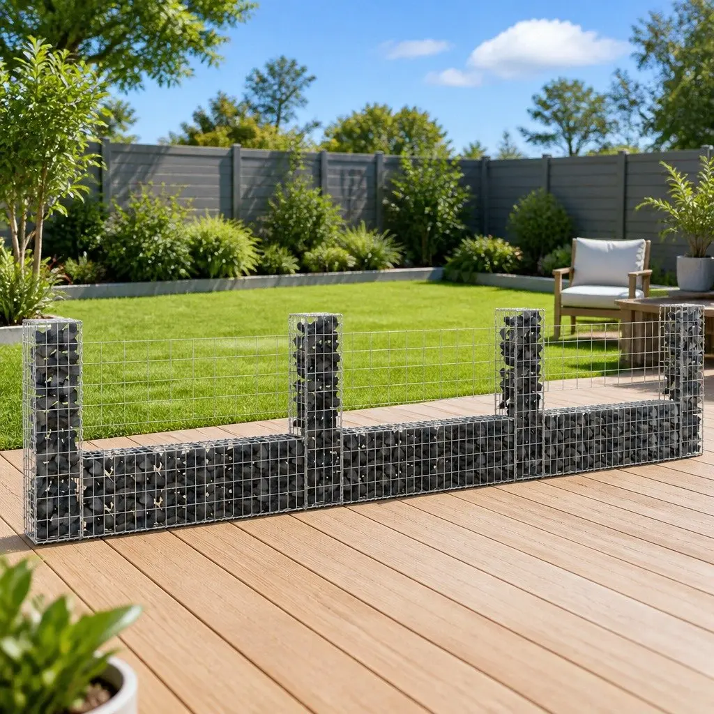 U-Shape Gabion Basket for Outdoor Use