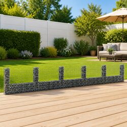 Versatile U-Shape Gabion Basket for Outdoor Use