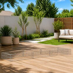 Functional Gabion Raised Bed for Various Garden Styles
