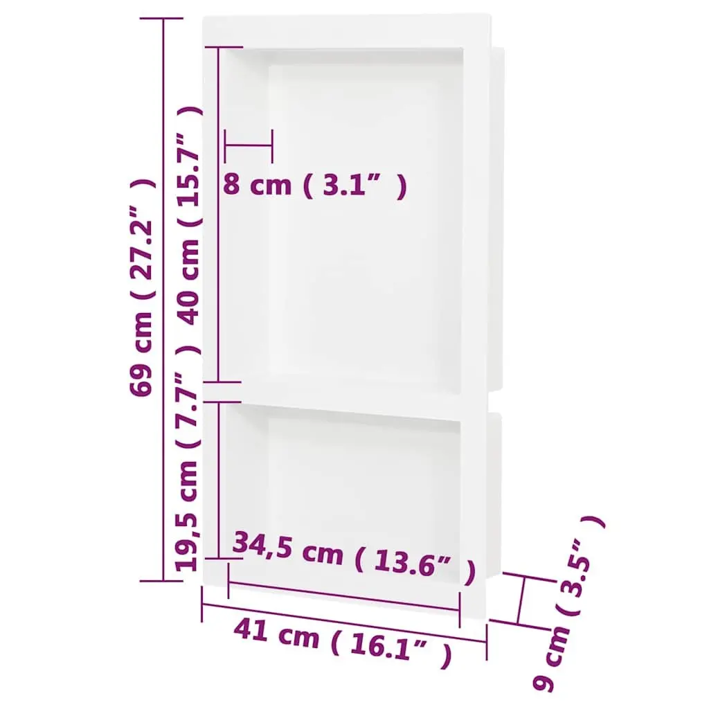 Shower Niche for Easy Bathroom Organization