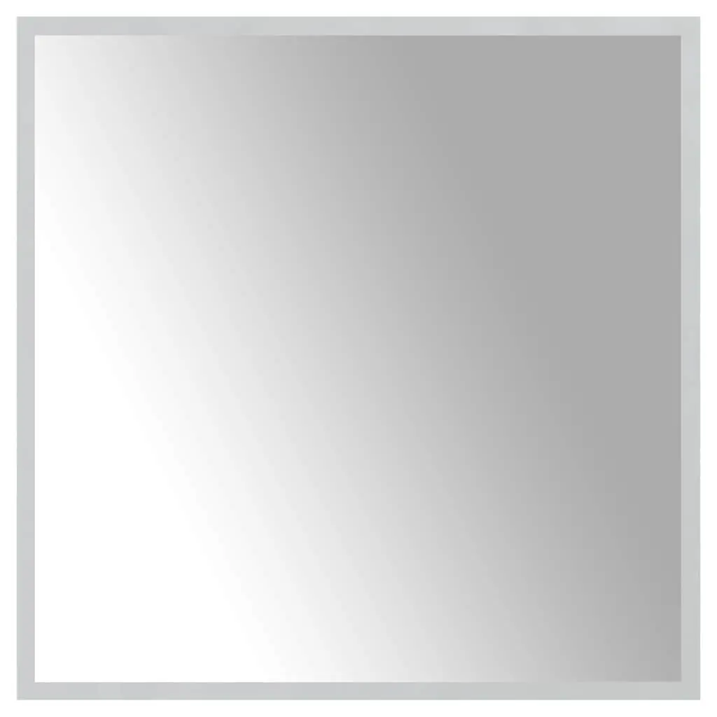 LED Bathroom Mirror 60x60 cm Vanity Wall Mount Waterproof USB Interface