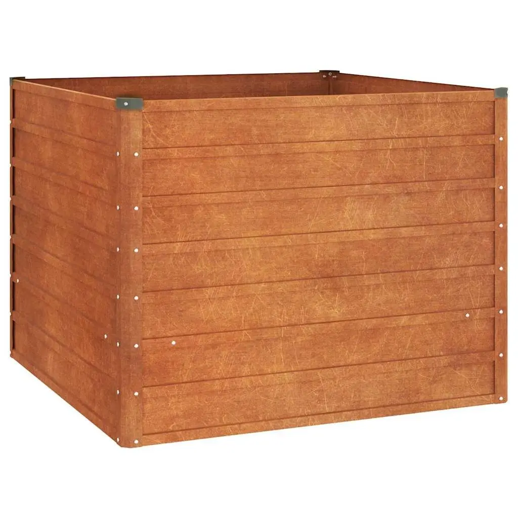 Garden Raised Bed Planter Corten Steel Weathering Brown Outdoor Vegetable