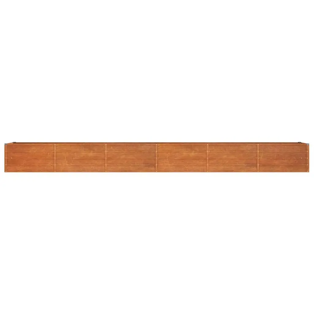 Garden Raised Bed Planter Corten Steel Weathering Brown Outdoor Vegetables
