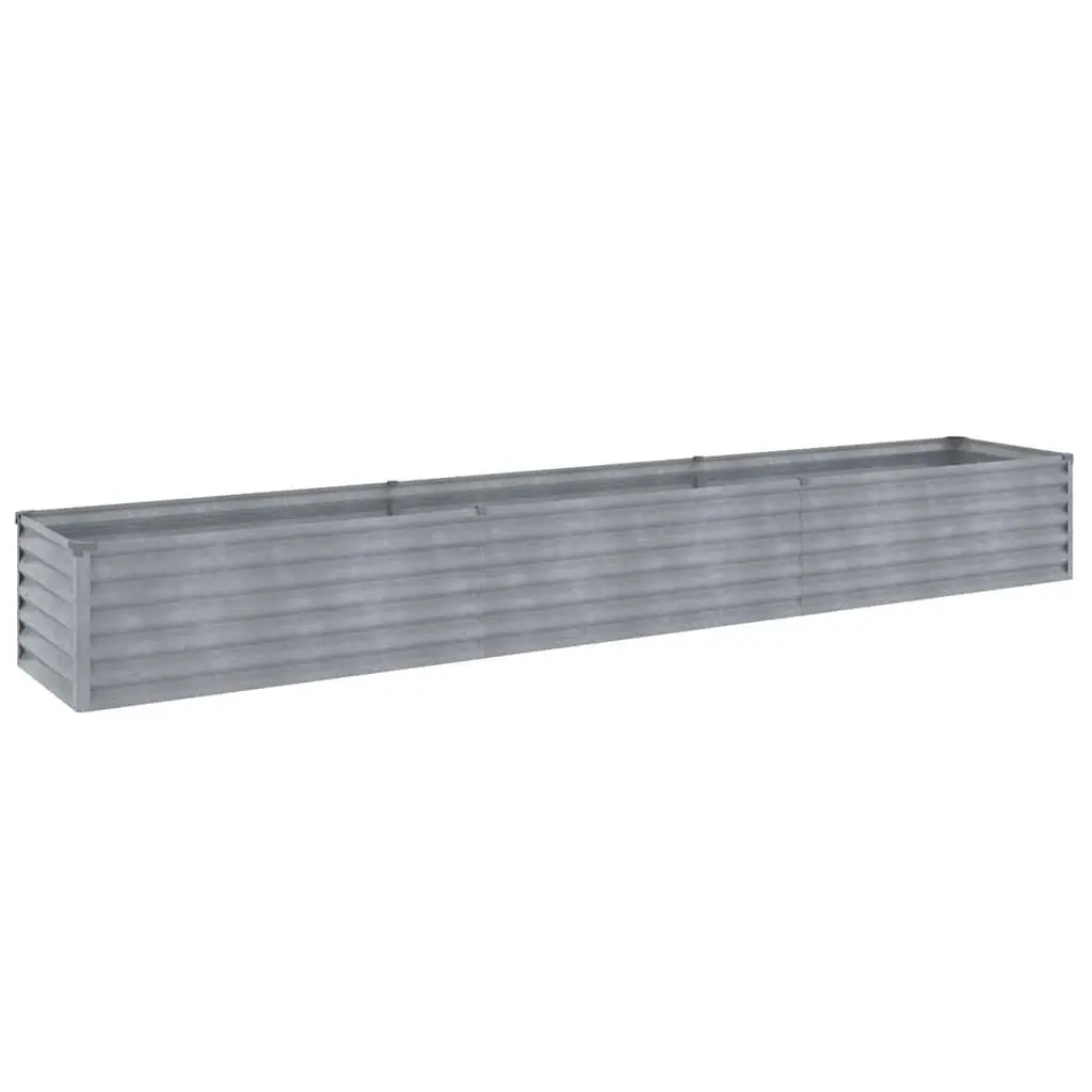 Garden Raised Bed Corten Steel 291x50x36cm Brown Planter Box