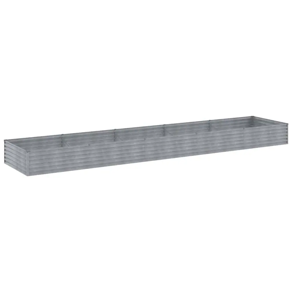 Raised Bed Planter Box Corten Steel Outdoor 482x100x36 cm Durable Vegetable Garden
