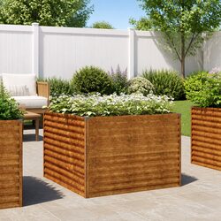 Versatile 100x100x69 cm Raised Bed for Garden Use