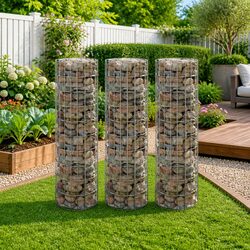 Practical Galvanised Steel Gabion Planters for Your Garden