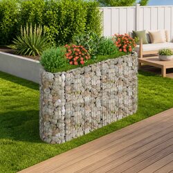 Versatile Gabion Raised Bed for Your Home Garden 190x50x100cm