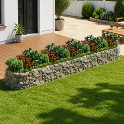 Practical Gabion Raised Bed for Various Landscaping Needs