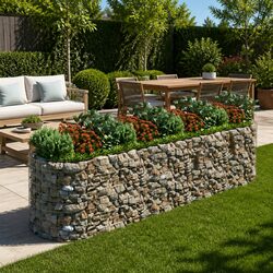 Gabion Raised Bed: Practical Solution for Your Gardening Needs 400x100x100 cm