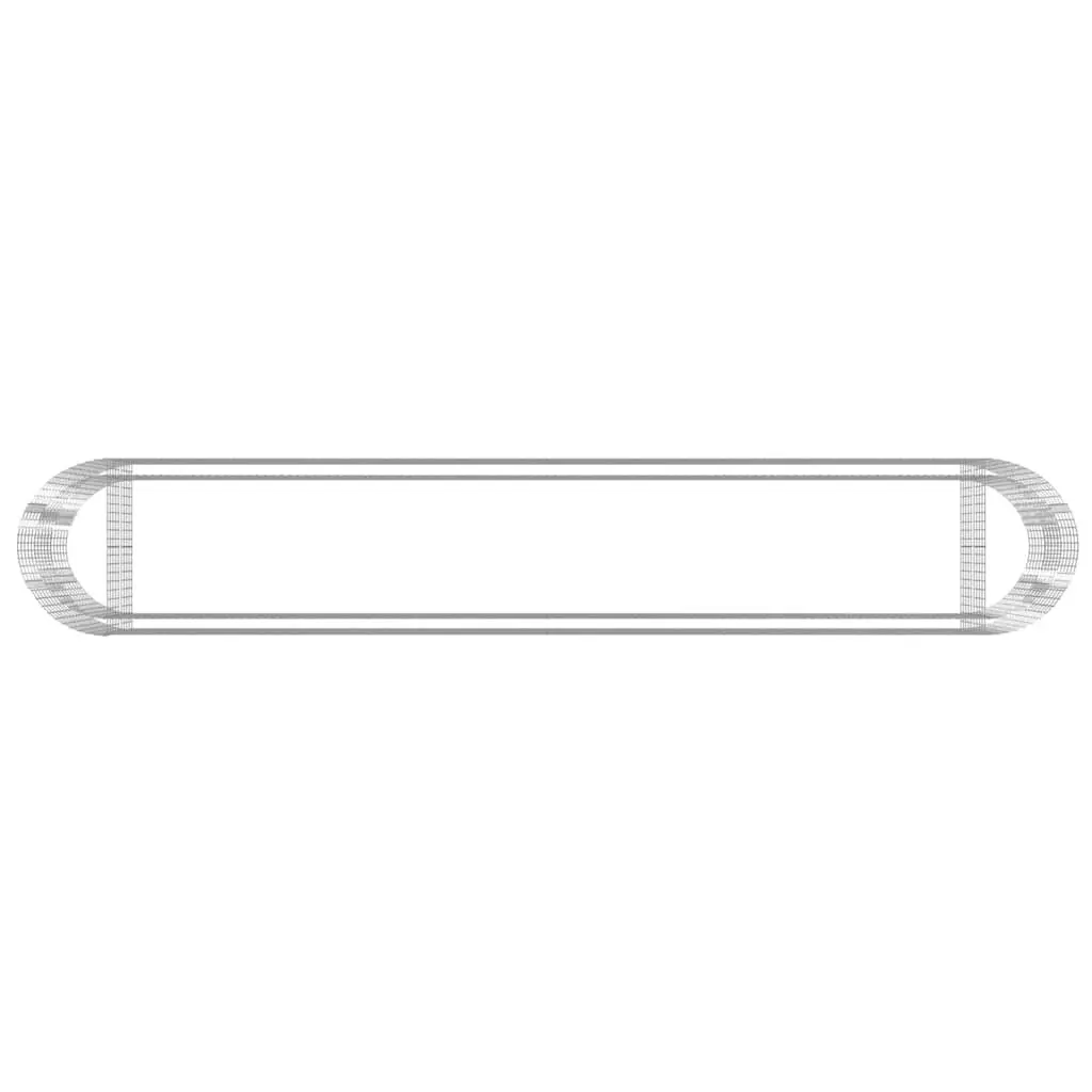 Raised Bed Planter Galvanised Iron Silver 600x100x100cm Durable Garden Border Flower Box