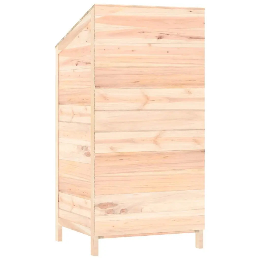 Garden Shed Outdoor Storage 55x52x112cm Solid Fir Wood Backyard Shed